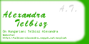 alexandra telbisz business card